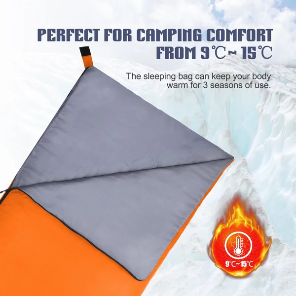 Lixada Outdoor Envelope hálózsák - Narancs