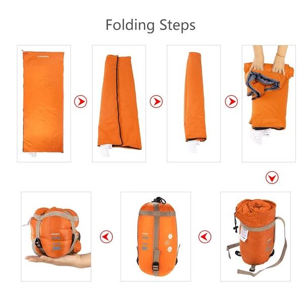 Lixada Outdoor Envelope hálózsák - Narancs