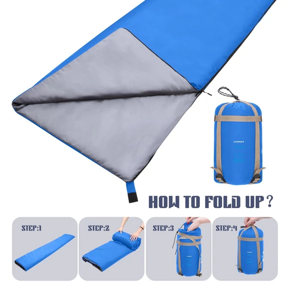 Lixada Outdoor Envelope hálózsák - Kék