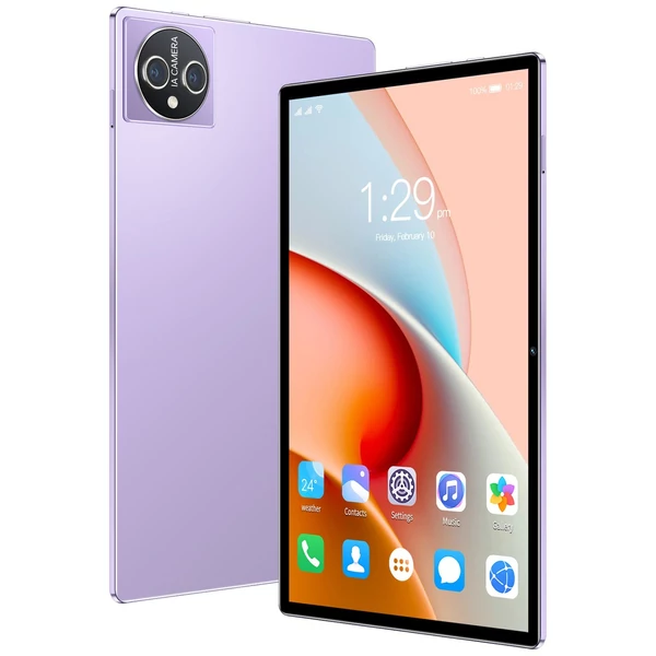 10,1 hüvelykes 8GB+256GB 5G táblagép MTK6797 128GB bővíthető memória BT5.0 7000mAh akkumulátor - Pink