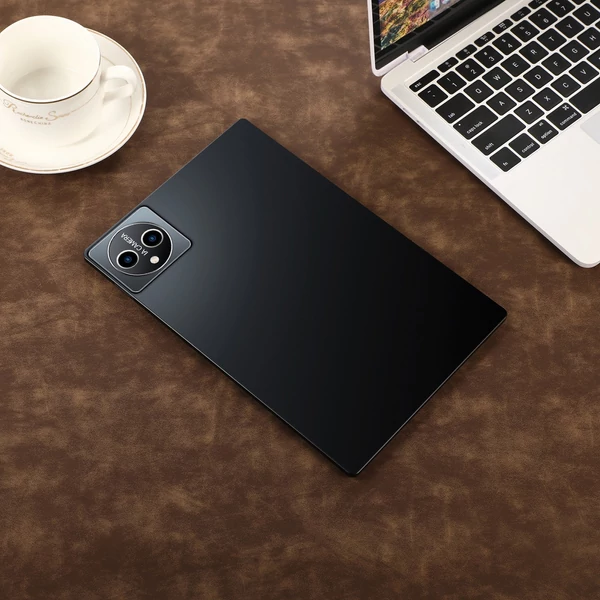 10,1 hüvelykes 8GB+256GB 5G táblagép MTK6797 128GB bővíthető memória BT5.0 7000mAh akkumulátor - Fekete