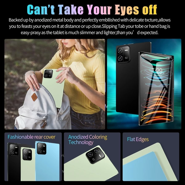 10,1 hüvelykes 1960*1080 High-Clear 4GB+64GB Android12 4G Tablet MT6755 128GB bővíthető memória BT4.2 6000mAh tokkal - Zöld