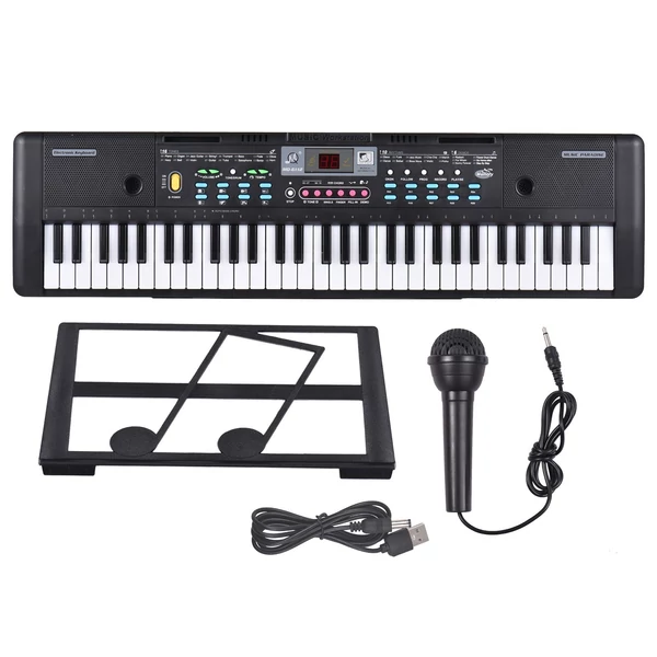 61 gombos USB elektronikus orgona gyerekeknek mikrofonnal