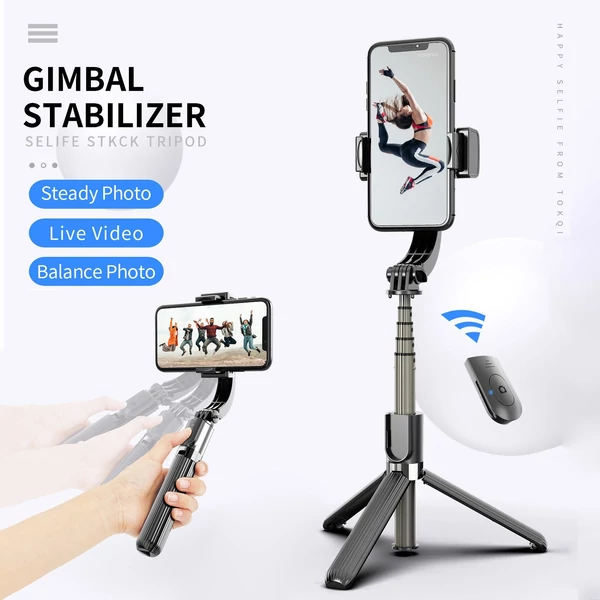 33,9 hüvelykes 3 az 1-ben Selfie Stick asztali állványos karimbal stabilizátor