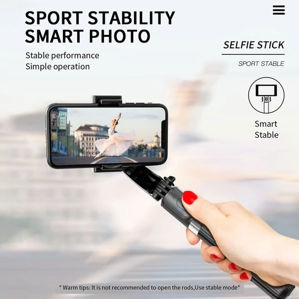 33,9 hüvelykes 3 az 1-ben Selfie Stick asztali állványos karimbal stabilizátor