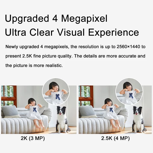Xiaomi Mijia Smart PTZ 2.5K 4MP AI intelligens IP kamera – szabványos verzió