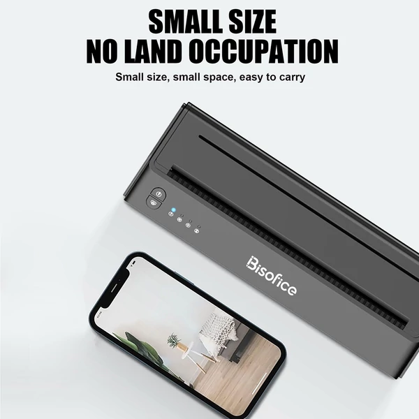 Bisofice BT+USB hőtetováló transzfer, stencilnyomtató 10 transzferpapírral, APP vezérlés