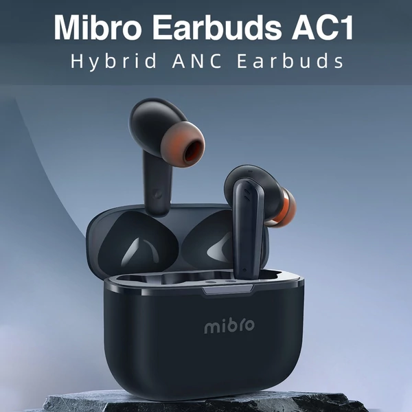 MIBRO AC1 vezeték nélküli True BT fülhallgató - Fekete