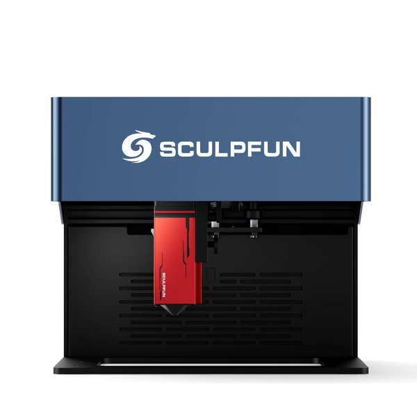 Sculpfun iCube Pro 5W lézergravírozó füstszűrővel, hőmérséklet riasztóval