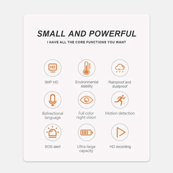 Solar Power Smart Spotlight Surveillance WiFi kamera Napelemes konzollal Onecam App