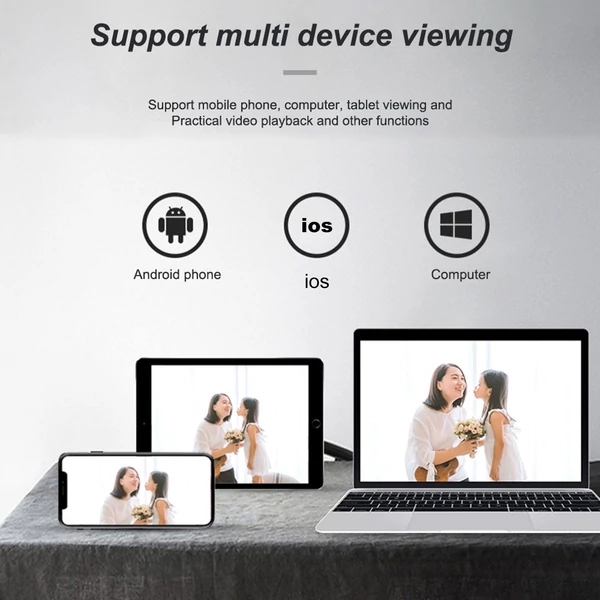 Solar Power Smart Spotlight Surveillance WiFi kamera Napelemes konzollal Onecam App