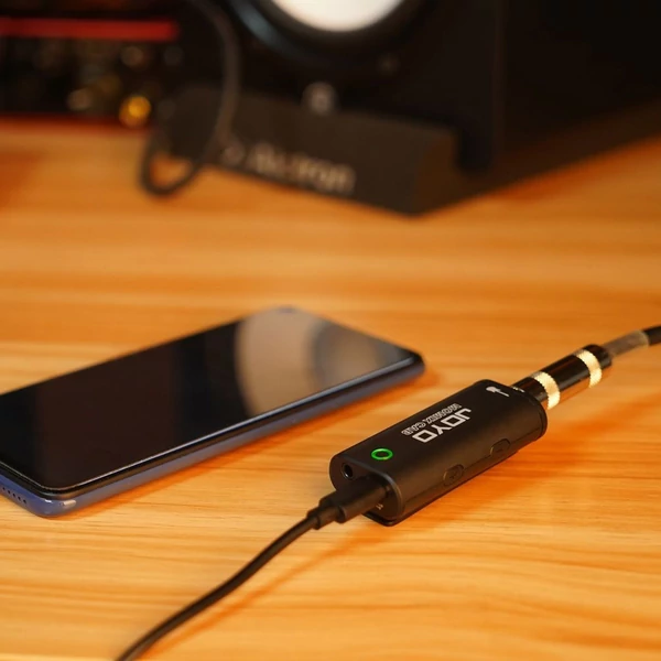 JOYO gitár audio interfész hordozható mini rögzítő hangkártya könnyű, Type-C és konverziós adapterrel
