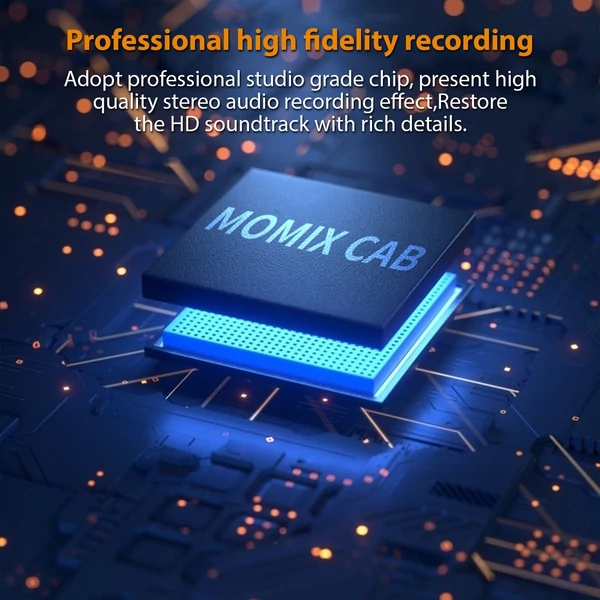 JOYO gitár audio interfész hordozható mini rögzítő hangkártya könnyű, Type-C és konverziós adapterrel