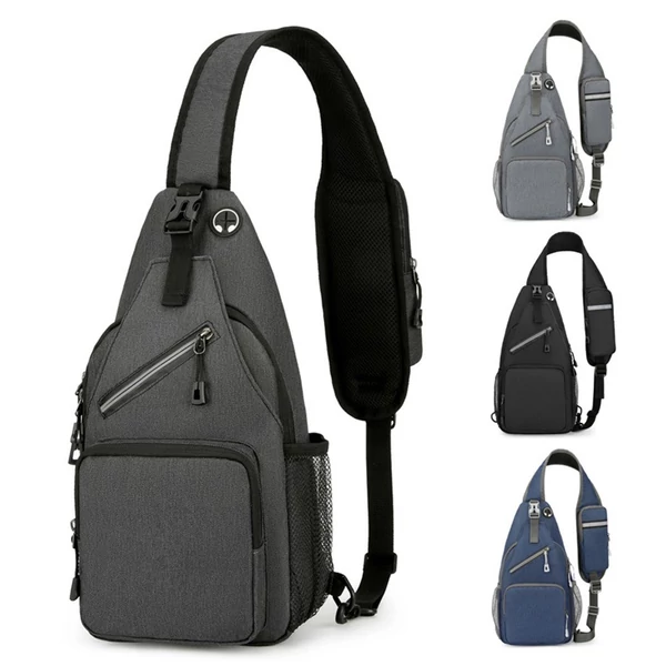 Sling Bag Crossbody Fanny Packs válltáska túrázáshoz - Sötét kék