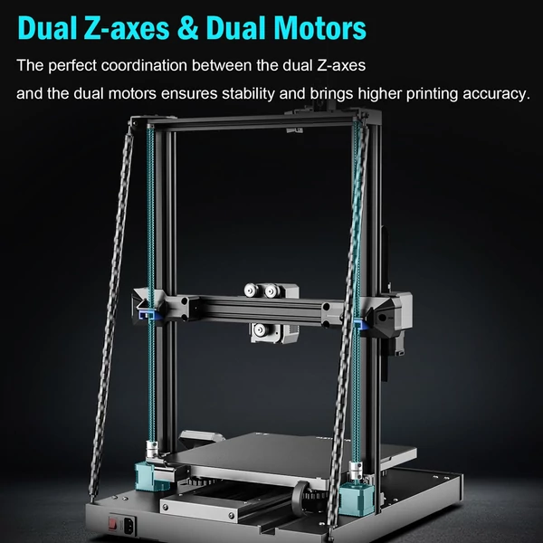 Artillery Sidewinder-X3 Plus 3D nyomtató 300 mm/s sebességű automatikus tisztító fúvókával 300x300x400mm nyomtatási méret