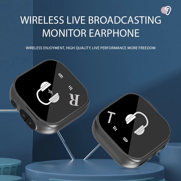 5,8G vezeték nélküli fülhallgató rendszer Vezeték nélküli IEM rendszer adóvevővel