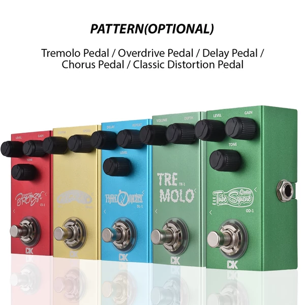 DK Guitar Tremolo pedál Elektromos gitáreffektus pedál TR-1