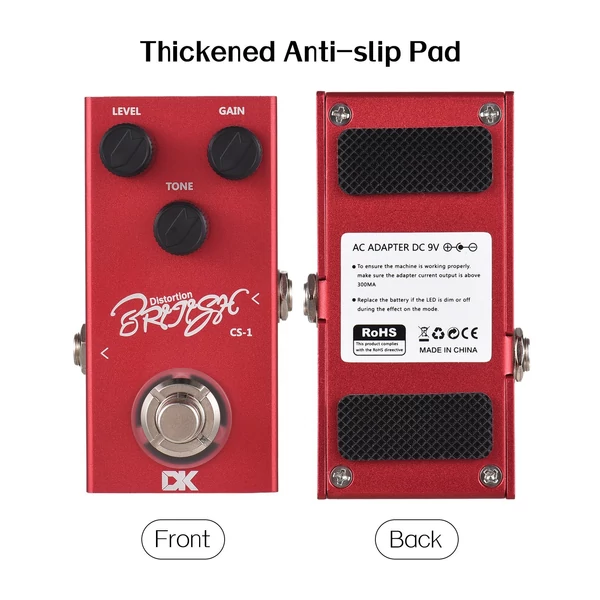 DK Classic Brit Distortion Pedal Elektromos gitáreffektus pedál CS-1