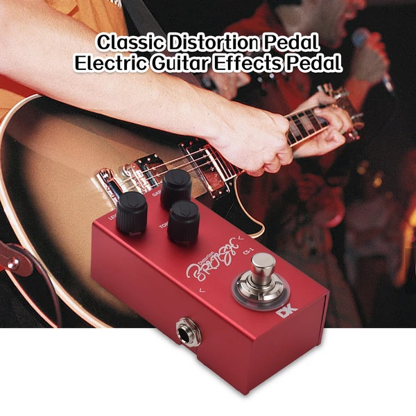 DK Classic Brit Distortion Pedal Elektromos gitáreffektus pedál CS-1