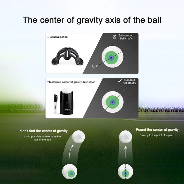PGM Golf Elektromos karcoló tű labda igazító vonal jelölő eszköz súly vonal kereső 1 tollal golffelszerelésekhez