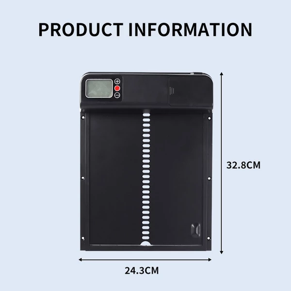 Automata csirke ól elektromos ajtónyitó IP44 vízálló akkumulátorral, érzékelővel, időzítővel és LCD kijelzővel, becsípődésgátló funkció