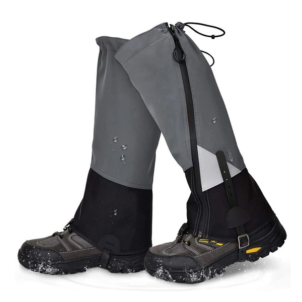 Legging Gaiter Travel Outdoor lábmelegítő túrázáshoz, síeléshez, vízálló téli cipővédő lábvédő - L méret