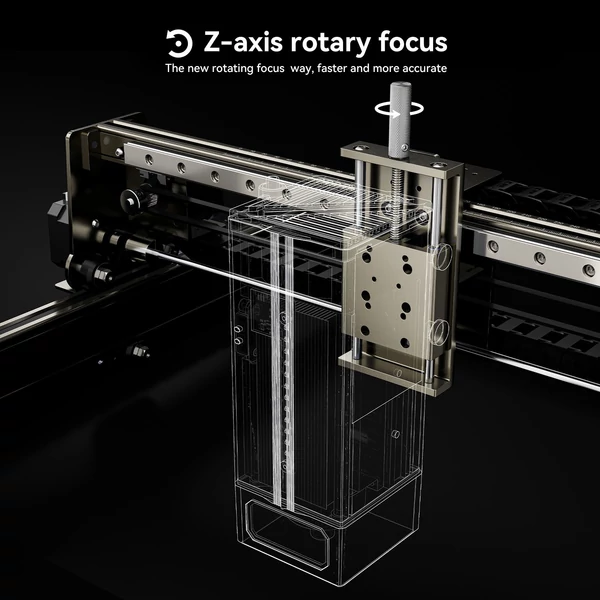 Atomstack S40 Pro 40 W lézergravírozó kettős levegő segédszivattyúval és FB2 Plus házzal és 400x400 mm-es lézervágó méhsejt asztallal