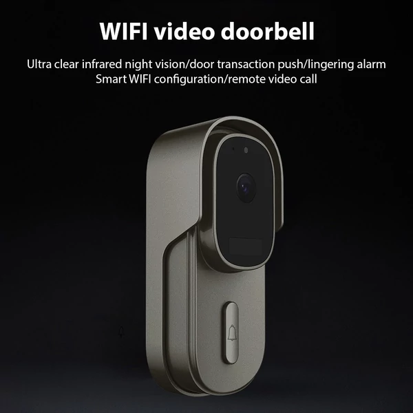 1080P WiFi vezeték nélküli intelligens video csengő hangjelzéssel