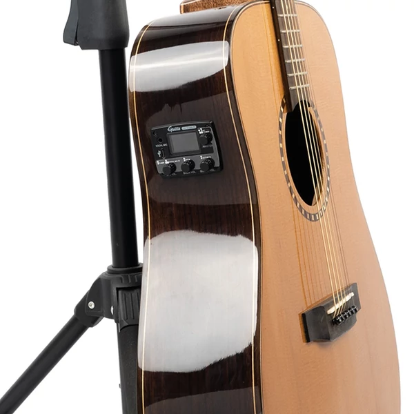 GUITTO GGP-05 gitárfelszedő Equalizer LCD kijelző Többfunkciós élő dob hangerőszabályzó