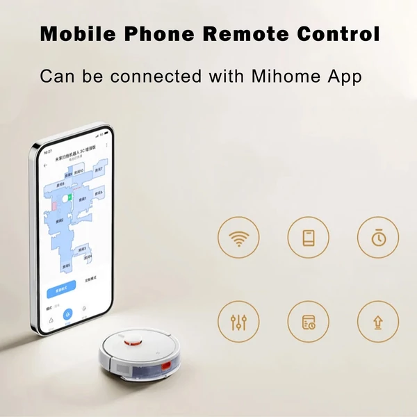Xiaomi Mijia 3C robotporszívó és felmosó kombó otthoni tisztítószer, továbbfejlesztett kiadás C103