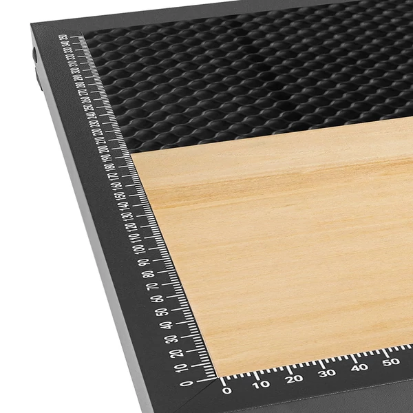 Atomstack Maker A5 V2 6W lézergravírozó 400x400 mm-es méhsejt munkaasztallal és 8 db magasított talpbetéttel