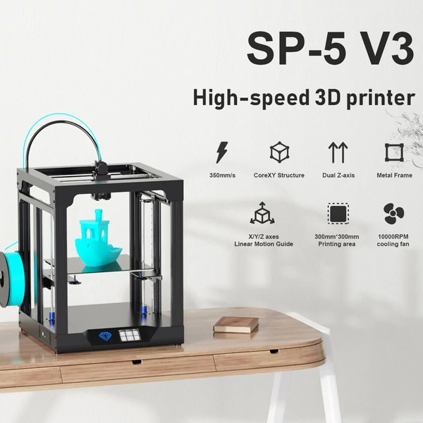 TWOTREES SP-5 V3 3D nyomtató 350mm/s sebességű nyomtatás 300x300x300mm méret