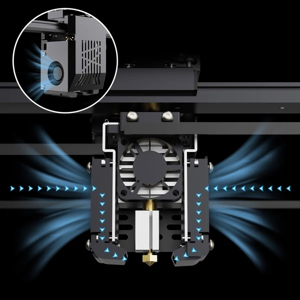 TWOTREES SP-5 V3 3D nyomtató 350mm/s sebességű nyomtatás 300x300x300mm méret