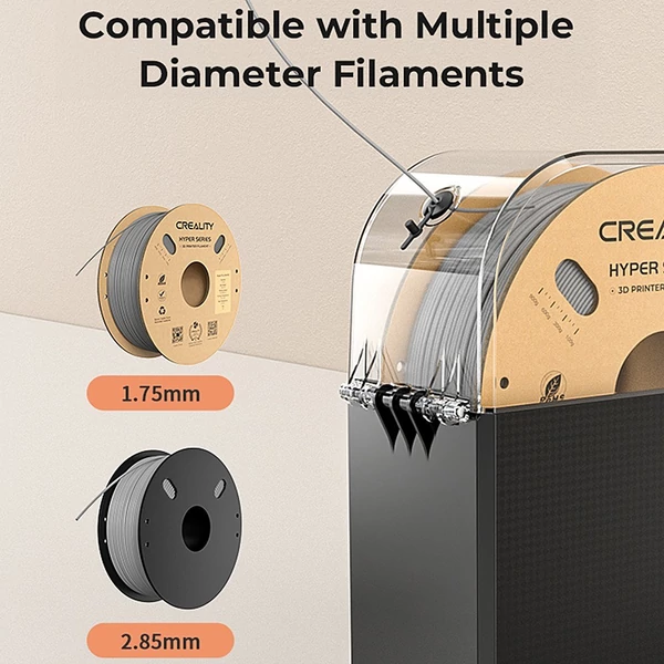 Creality Filament Dryer Box 2.0 360°-os forrólevegős fűtés, 1,75 mm-es és 2,85 mm-es szálak PLA/ABS/ASA/PETG/TPU/PP/PC/PA szálakhoz