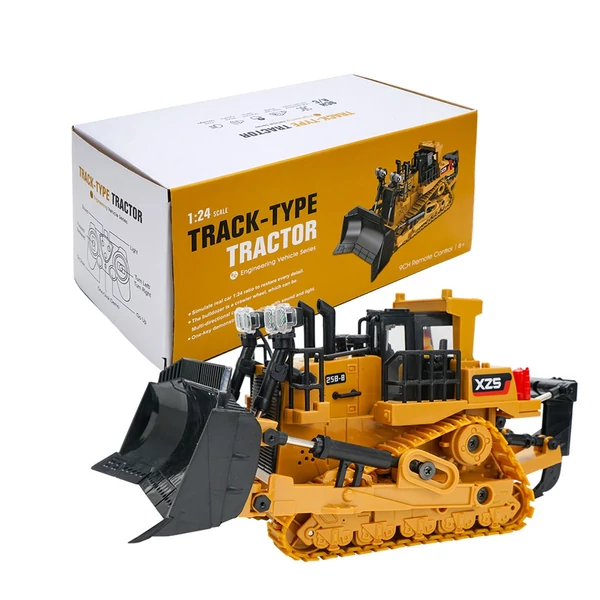 1:24 2,4G 9CH RC buldózeres traktor teherautó