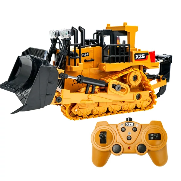 1:24 2,4G 9CH RC buldózeres traktor teherautó