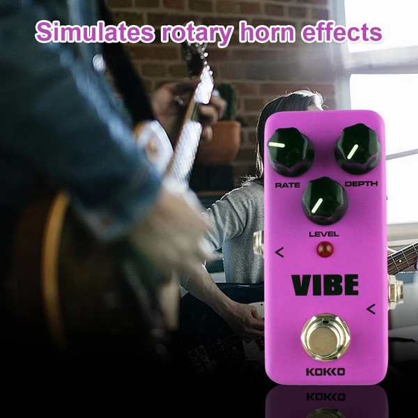 KOKKO FUV2 Guitar Mini effekt pedál hangulat Forgó kürt effektor szimulációja