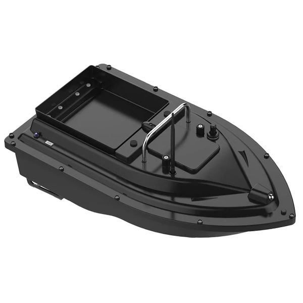 GPS horgászcsali csónak Vezeték nélküli vezérlés, automatikus visszatérés 400-500 m távirányító hatótávolság - Fekete, 10000mAh újratölthető akkumulátor