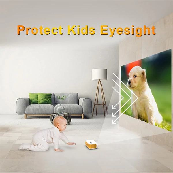 TransJee A10 Mini LCD LED projektor 1080P házimozi HD IN AV USB TF kártyanyílással, 3,5 mm-es audio kimeneti távirányítóval
