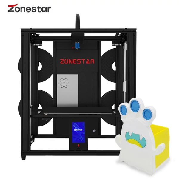 Zonestar Z9V5MK6 3D nyomtató továbbfejlesztett nyomtatási méret 300x300x400mm PLA/PLA+/PETG/ABS-hez