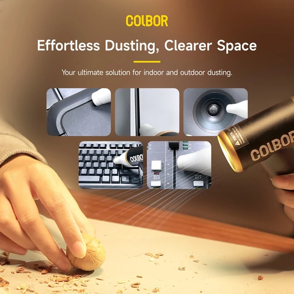 COLBOR AirMaxx A1 60W elektromos mini porszívó ventilátor LED fénnyel
