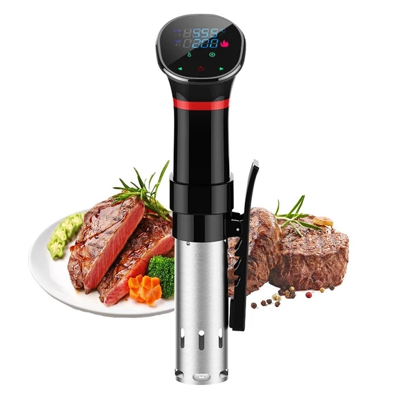 Sous Vide gépi merülő keringető 1100 watt LCD digitális kijelző, pontos hőmérséklet és időszabályozás vízálló precíziós tűzhely