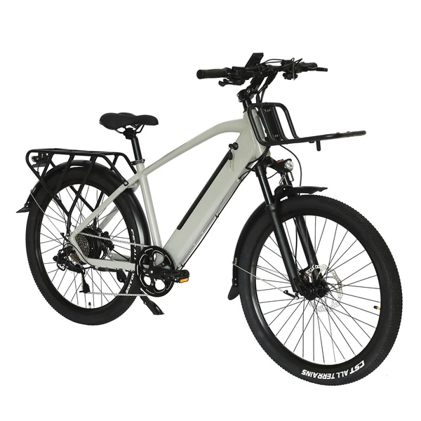 27,5 hüvelykes városi ingázó elektromos kerékpár 500W motor 48V10.4AH akkumulátor 30-35KM tisztán elektromos hatótáv