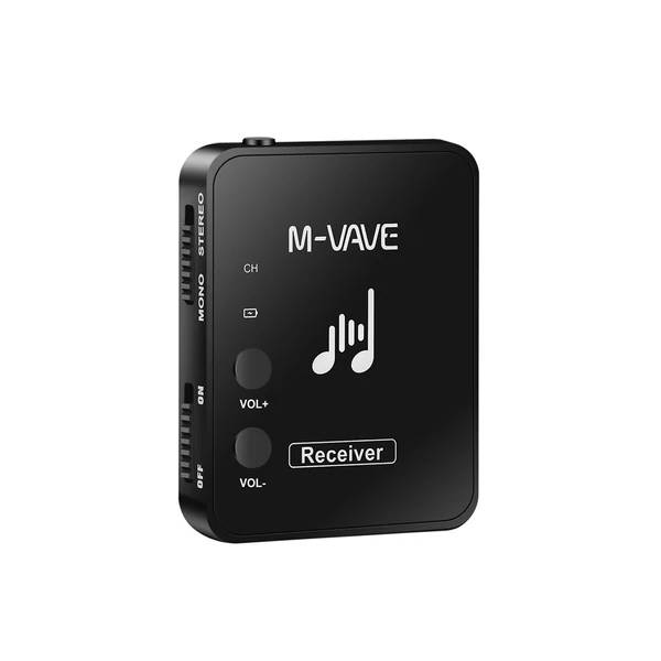 M-VAVE WP-10 2,4 GHz-es újratölthető adó + 5 db vevő