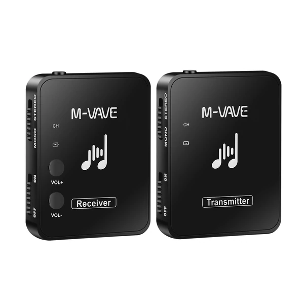 M-VAVE WP-10 2,4 GHz-es újratölthető adó + 2 db vevő