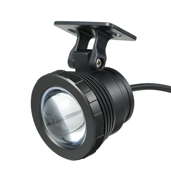 AC/DC 12V 10W RGB víz alatti könnyű merülőlámpa távirányítóval - Fekete