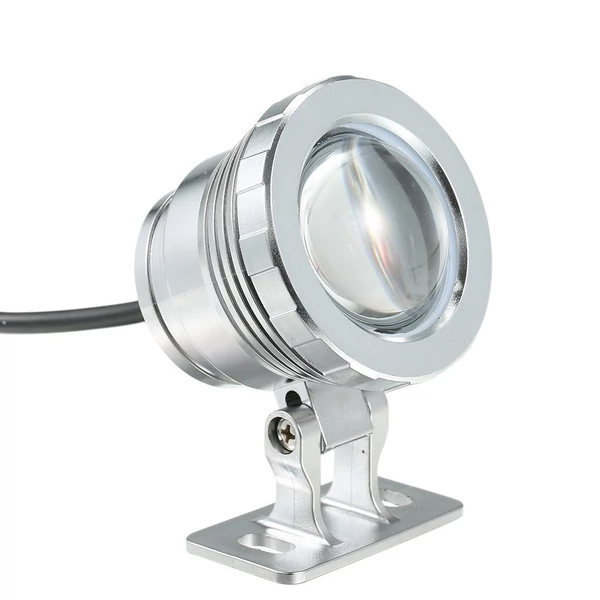 AC/DC 12V 10W RGB víz alatti könnyű merülőlámpa távirányítóval - Ezüst