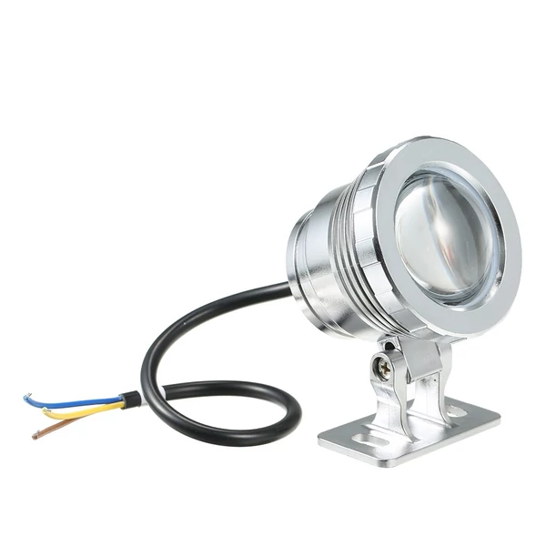 AC/DC 12V 10W RGB víz alatti könnyű merülőlámpa távirányítóval - Ezüst