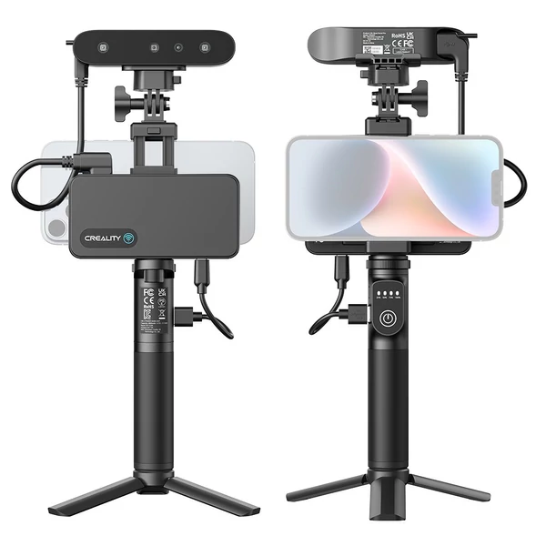 Creality CR-Scan Ferret Pro 3D szkenner hordozható 30 képkocka/mp sebesség 0,1 mm pontosságú ASIC lapkakészlet, kettős mód