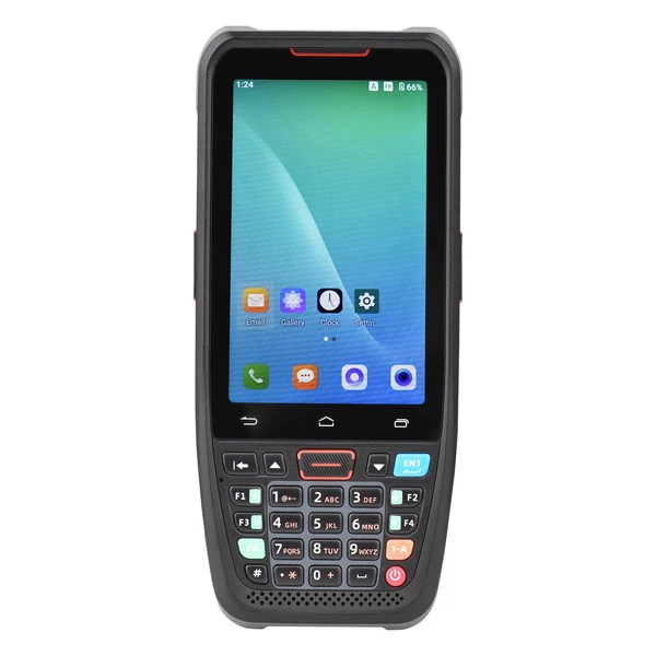 Android 10.0 kézi terminál PDA leltár gép 3GB+32GB szabványos konfigurációs 800W HD hátlapi kamera WIFI+BT+4G Támogatja az 1D/2D vonalkód-leolvasót